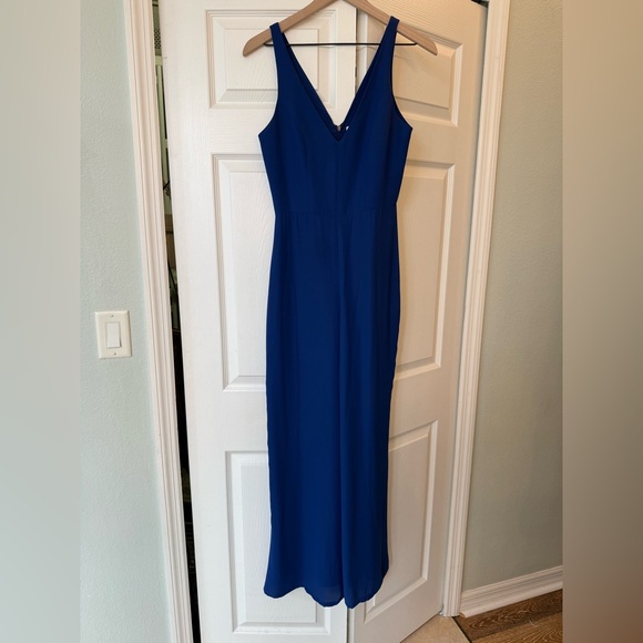 Amanda uprichard blue Lamar jumpsuit - Picture 7 of 11